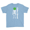 ciderhead cider drinking skeleton and apple Youth Tee