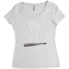 suck my nuts Women's Triblend Scoop T-shirt