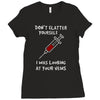 i was looking at your veins Ladies Fitted T-Shirt