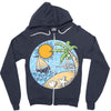 summer ornament Zipper Hoodie