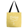 baby belly Tote Bags