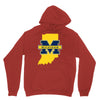 indiana for michigan Unisex Hoodie