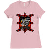 gothic american gothic Ladies Fitted T-Shirt