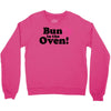 Bun in the Oven with Heart Baby Girl Crewneck Sweatshirt
