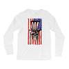 july 4th skull Long Sleeve Shirts