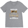 march  girl is a perfect combination of princess and warrior V-Neck Tee