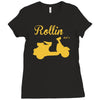 retro kult vespa 50 t shirt scooter roller s m l xl xxl Ladies Fitted T-Shirt