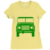 defender land rover Ladies Fitted T-Shirt