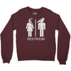 restroom for the recently deceased Crewneck Sweatshirt