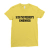 enemies Ladies Fitted T-Shirt