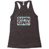 damn gina Racerback Tank