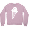 ice cream cone funny Crewneck Sweatshirt