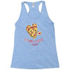 pizza my heart (2) Racerback Tank