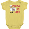 pizza is love pizza is life Baby Bodysuit