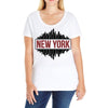 new york Ladies Curvy T-Shirt