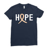 Hope Uterine Cancer Awareness Ladies Fitted T-Shirt