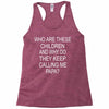 who are these children Racerback Tank