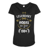 legendary riders are born in 1994 Maternity Scoop Neck T-shirt