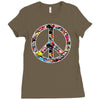 adesivo peace no worries &amp; shocker Ladies Fitted T-Shirt