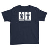 restroom sign sticker vinyl decal Youth Tee