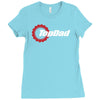 top dad mens funny novelty (2) Ladies Fitted T-Shirt