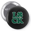 luck Pin-back button