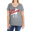don't stop believing unicorn Ladies Curvy T-Shirt