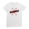 bazinga logo inspired by the big bang theory ideal birthday gift Ladies Fitted T-Shirt