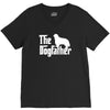 the dogfather cavalier king charles spaniel white V-Neck Tee