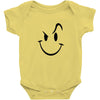 evil acid house smiley smily face mens t shirt Baby Onesie