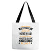 Super Cool Mother In Law Of A Freaking Awesome Daughter Tote Bags