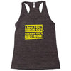 i hope i dont black out because this is awesome Racerback Tank