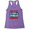 star spangled hammered Racerback Tank