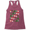 christmas pixel Racerback Tank