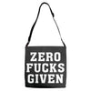 Zero Fucks Given Adjustable Strap Totes