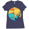beach vibes Ladies Fitted T-Shirt