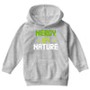 nerdy by nature Youth Hoodie