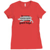 hunting giant hogs Ladies Fitted T-Shirt