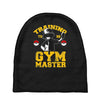 training to be gym master Baby Beanies