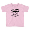 shark chart light blue t shirt Toddler T-shirt