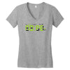 nope o clock Women's V-Neck T-Shirt