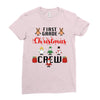 first grade christmas crew Ladies Fitted T-Shirt