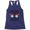 ugly santa noel Racerback Tank