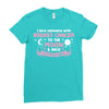I Love Someone with Breast Cancer to The Moon and Back to Infinity Ladies Fitted T-Shirt
