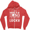 i didn't choose to be black Zipper Hoodie