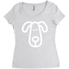 dog (2) Women's Triblend Scoop T-shirt