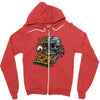pizzaskull sticker original Zipper Hoodie