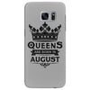 Queens Are Born In August Samsung Galaxy S7 Edge