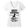 Best Friend Doberman Women's V-Neck T-Shirt