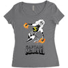 captain marvel 3 Women's Triblend Scoop T-shirt